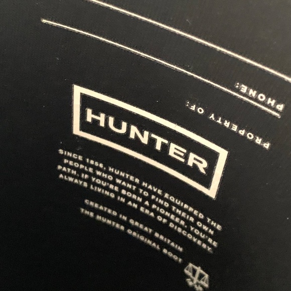 Hunter Original Short Boots Black sz 10 - Picture 3 of 8